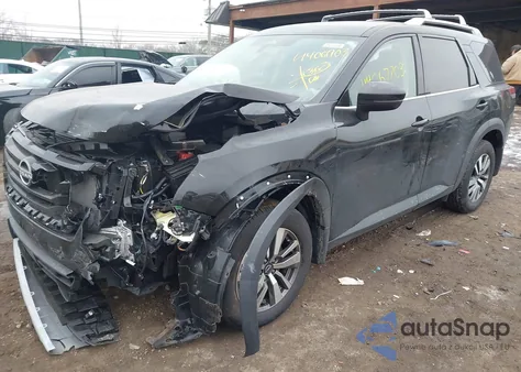 2025 Nissan Pathfinder Sl 4Wd z USA, uszkodzony, nr VIN 5N1DR3CC9SC293571